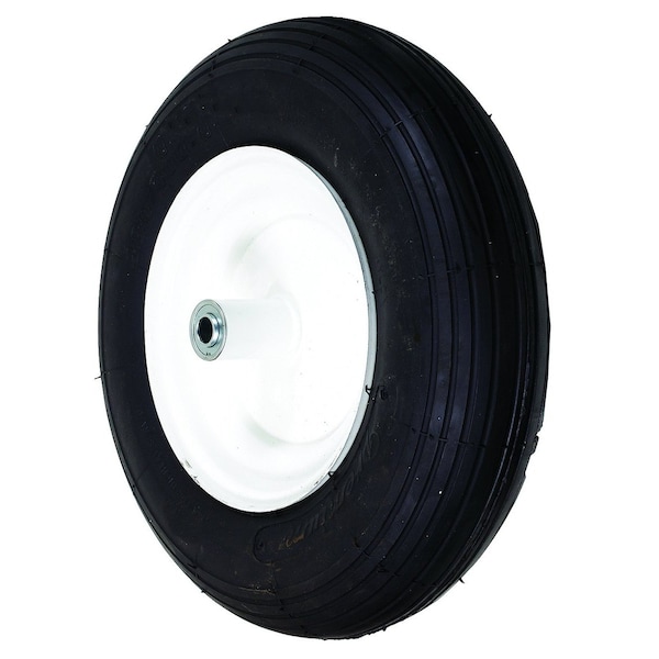 WHEEL-RIBBED, 4.8X4X8, WHITE, FP 15" x15" x6.5"